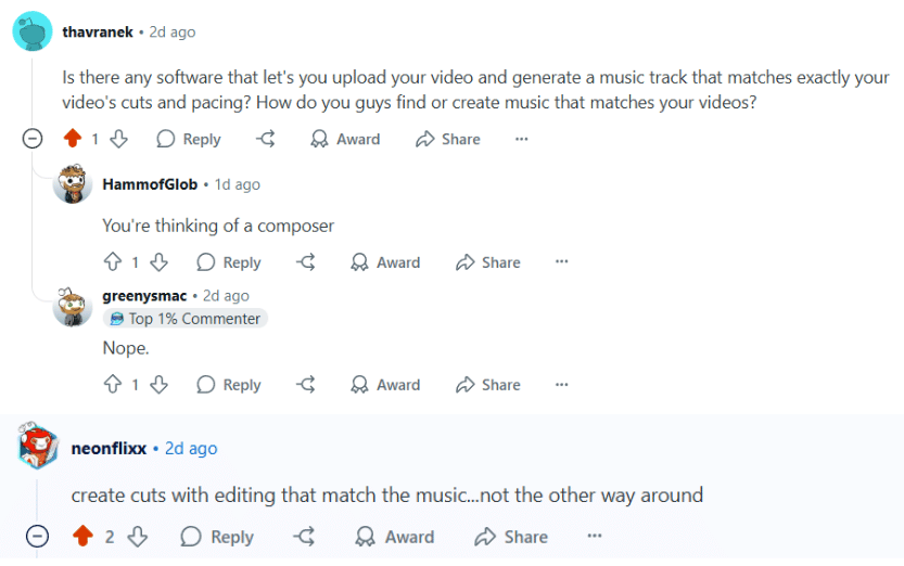 Reddit post screenshot